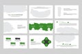 Small fresh ink business presentation design template concept